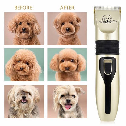 Electric Dog Hair Trimmer Kit Rechargeable Pet Hair Clipper Pet Shaver